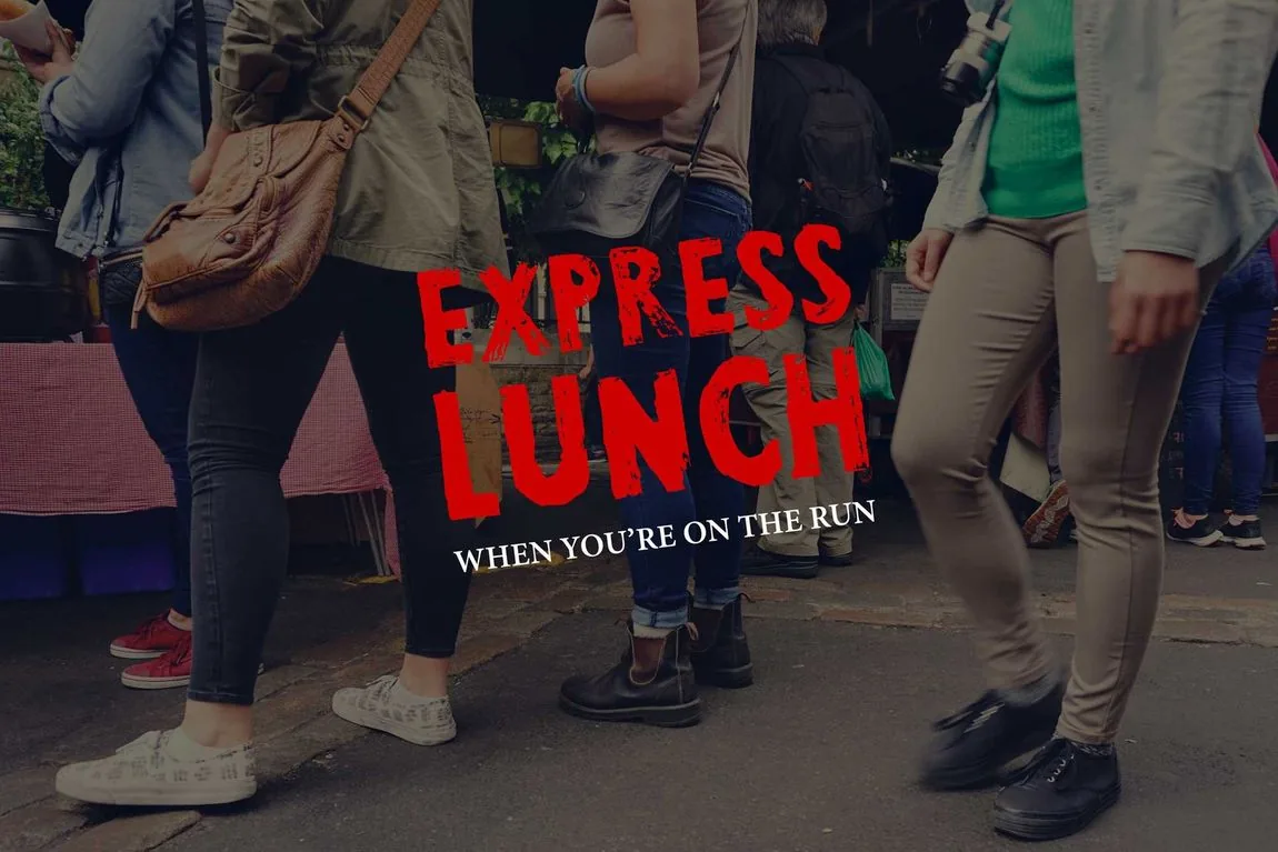 Customers lined up for express lunch at Chai-Yo Café Blenheim